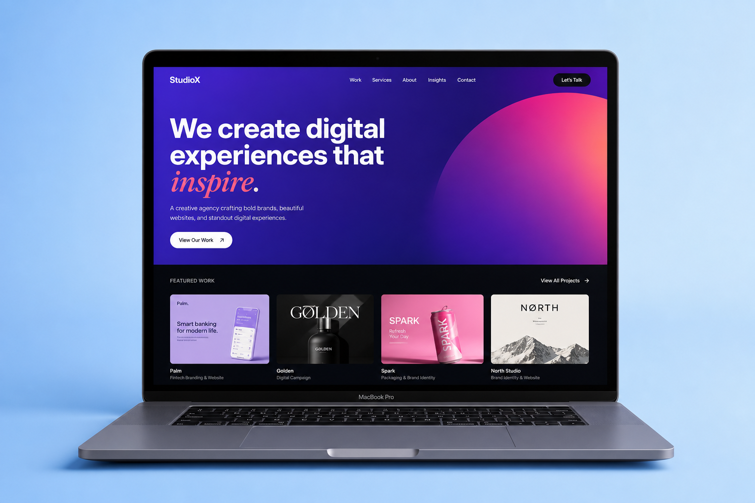 Brainchild — Creative Agency Website Case Study