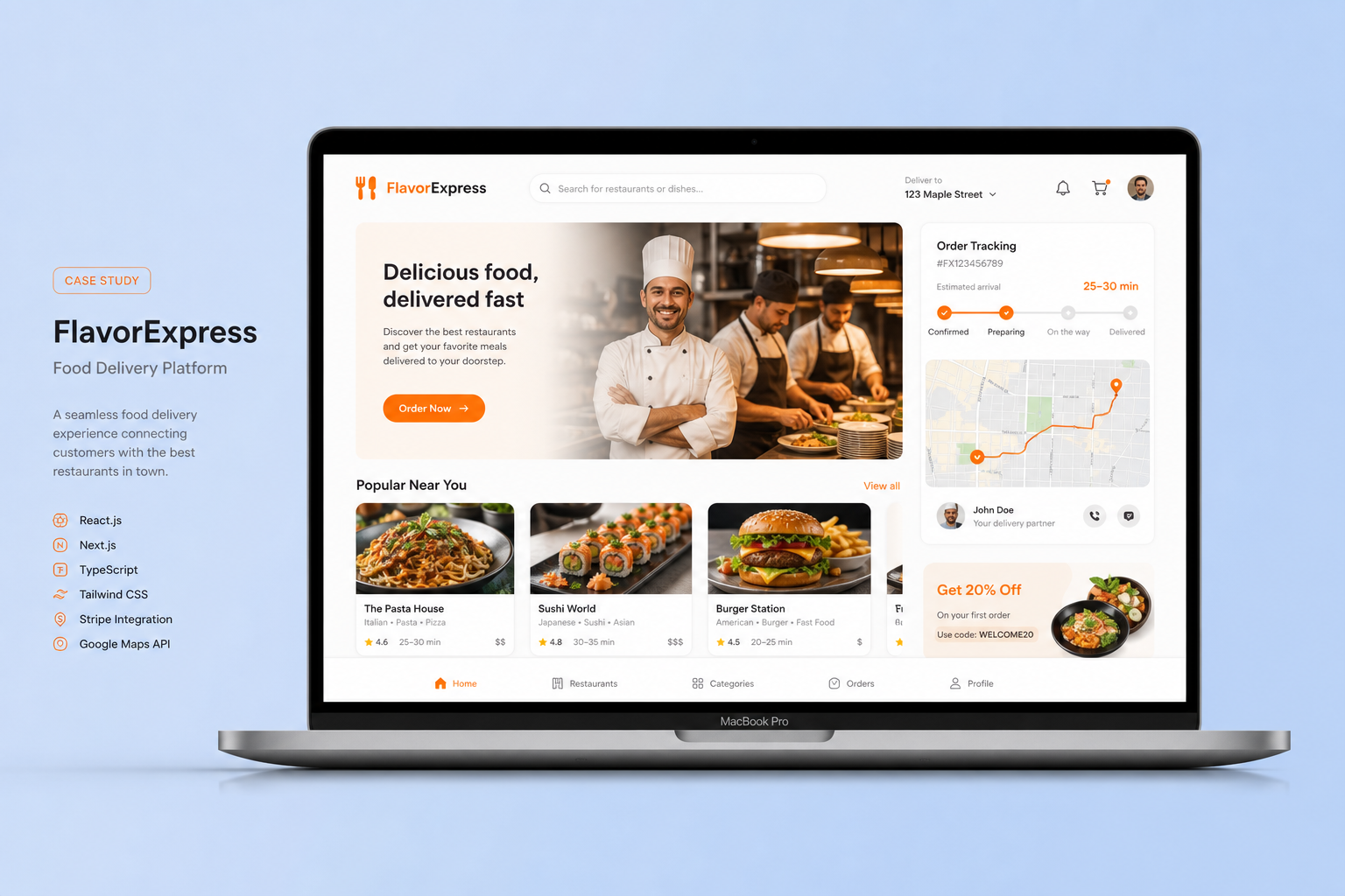 Apne Rasoi — Restaurant & Food Ordering Web Case Study — Food Delivery project